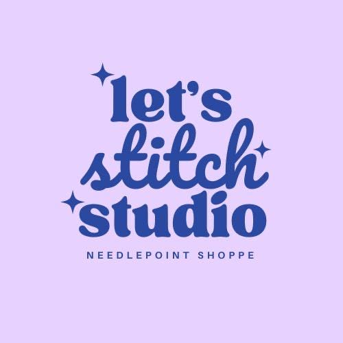 Americana Cottage Hand Painted Needlepoint Canvas, USA 4th of July Theme