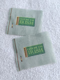 Kiss Me I’m Irish Matchbox Needlepoint Canvas on 18 mesh | HandPainted St Patrick’s Day