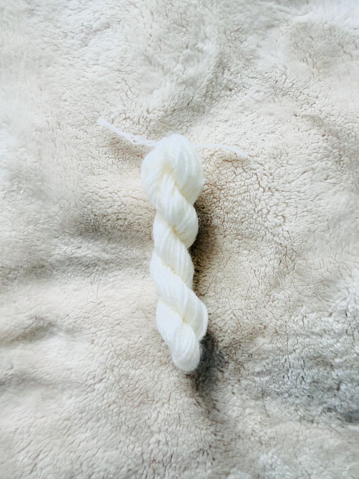 Ivory Merino Wool Thread