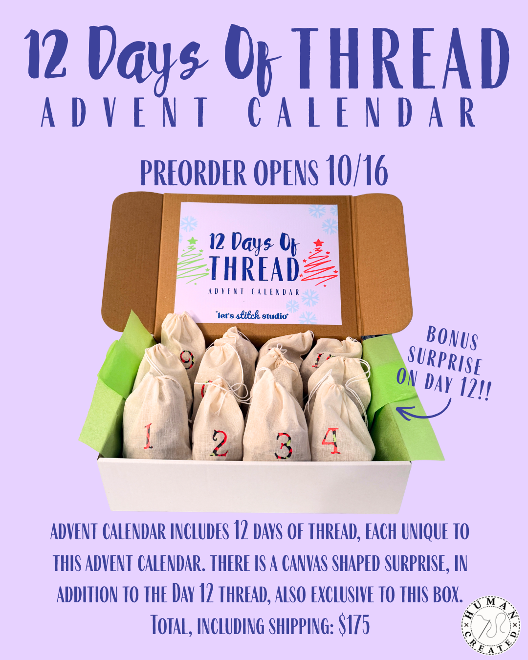 12 Days of Thread Advent Calendar