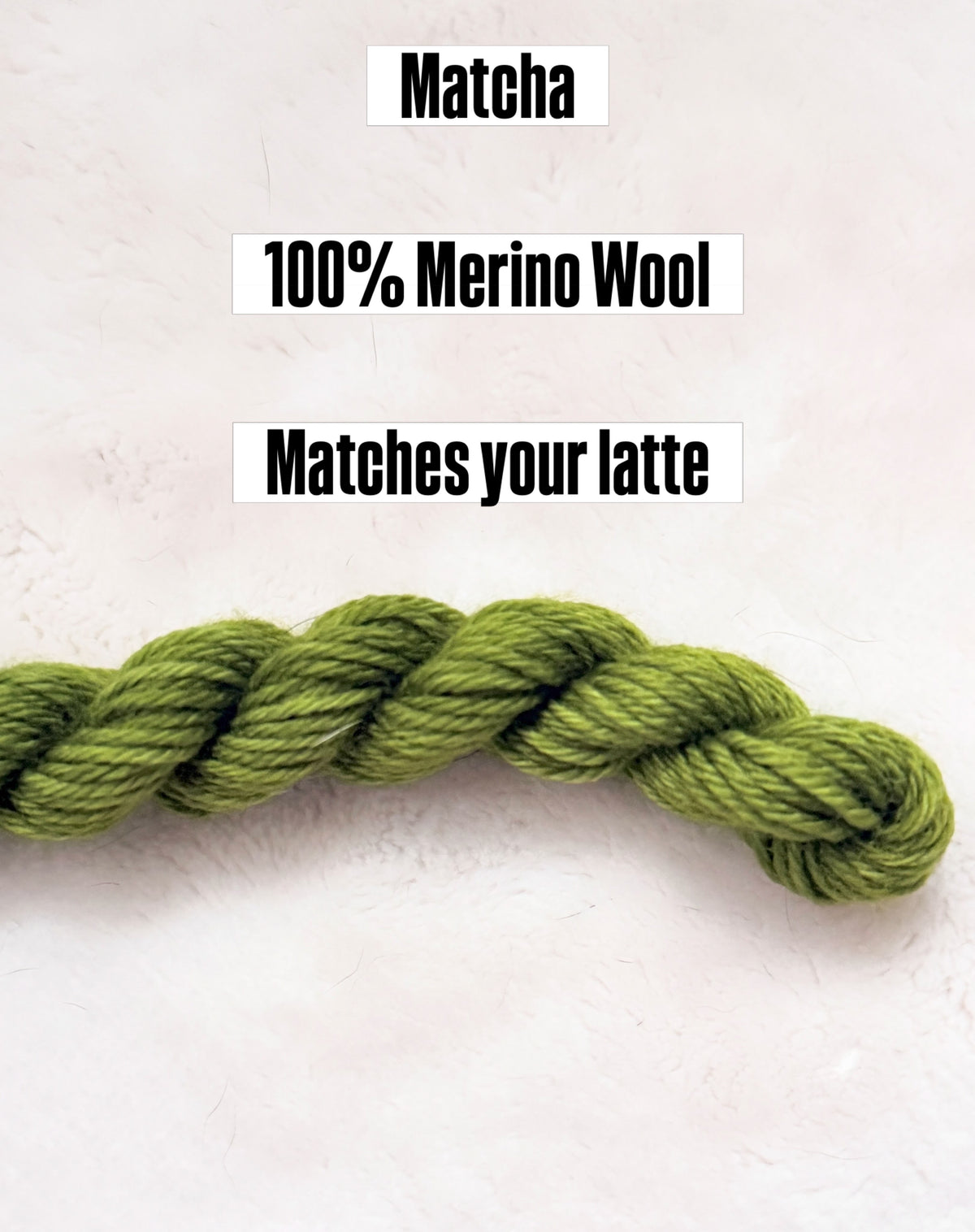 Matcha Merino Wool Thread