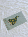 Daisy Pennat Flag | Green and Yellow Needlepoint Canvas on 18 mesh