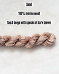 Sand Merino Wool Thread
