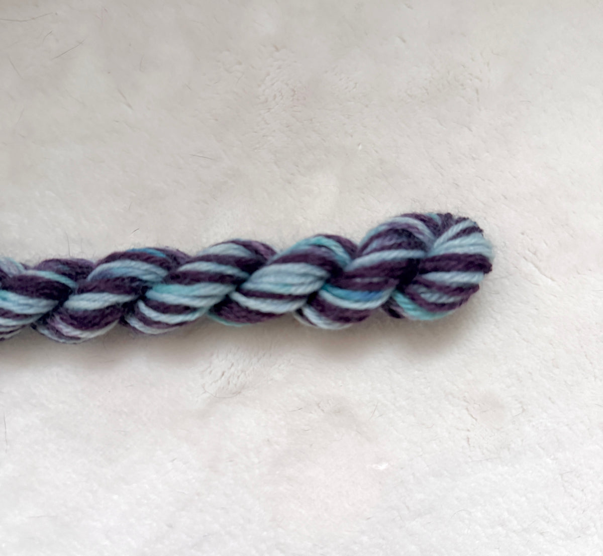 Purple Borealis Merino Wool Thread