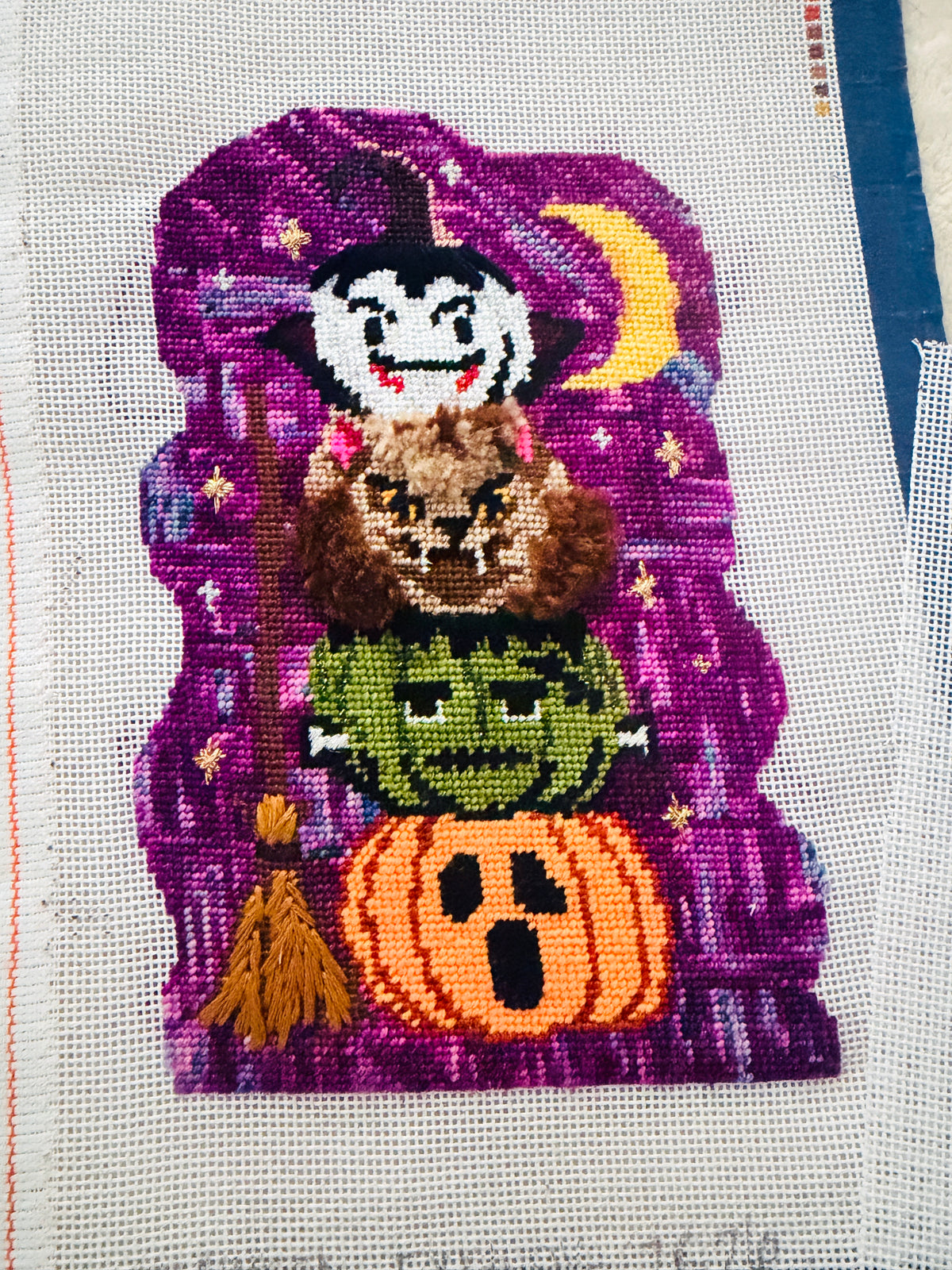 Halloween Monster Pumpkin Stack Exclusive Canvas 2026