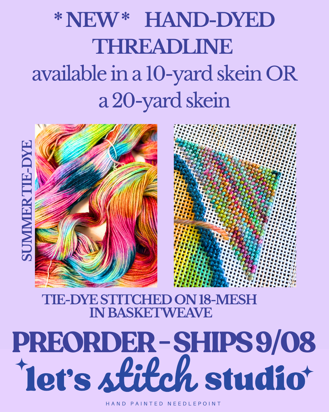 Hand-Dyed Merino Wool Thread | Made in Italy for Needlepoint