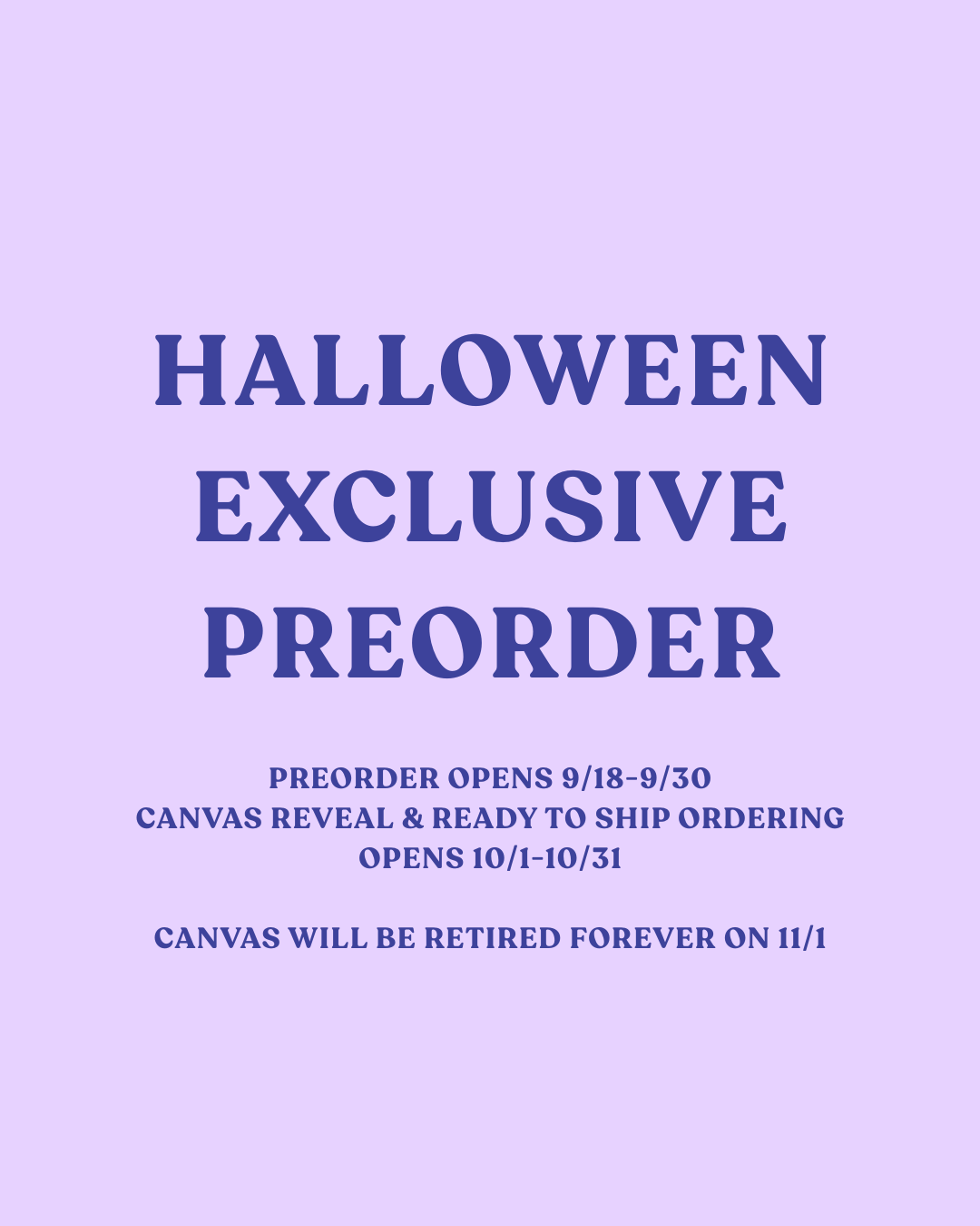 Halloween Exclusive Canvas