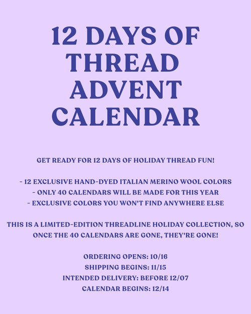 12 Days of Thread Advent Calendar