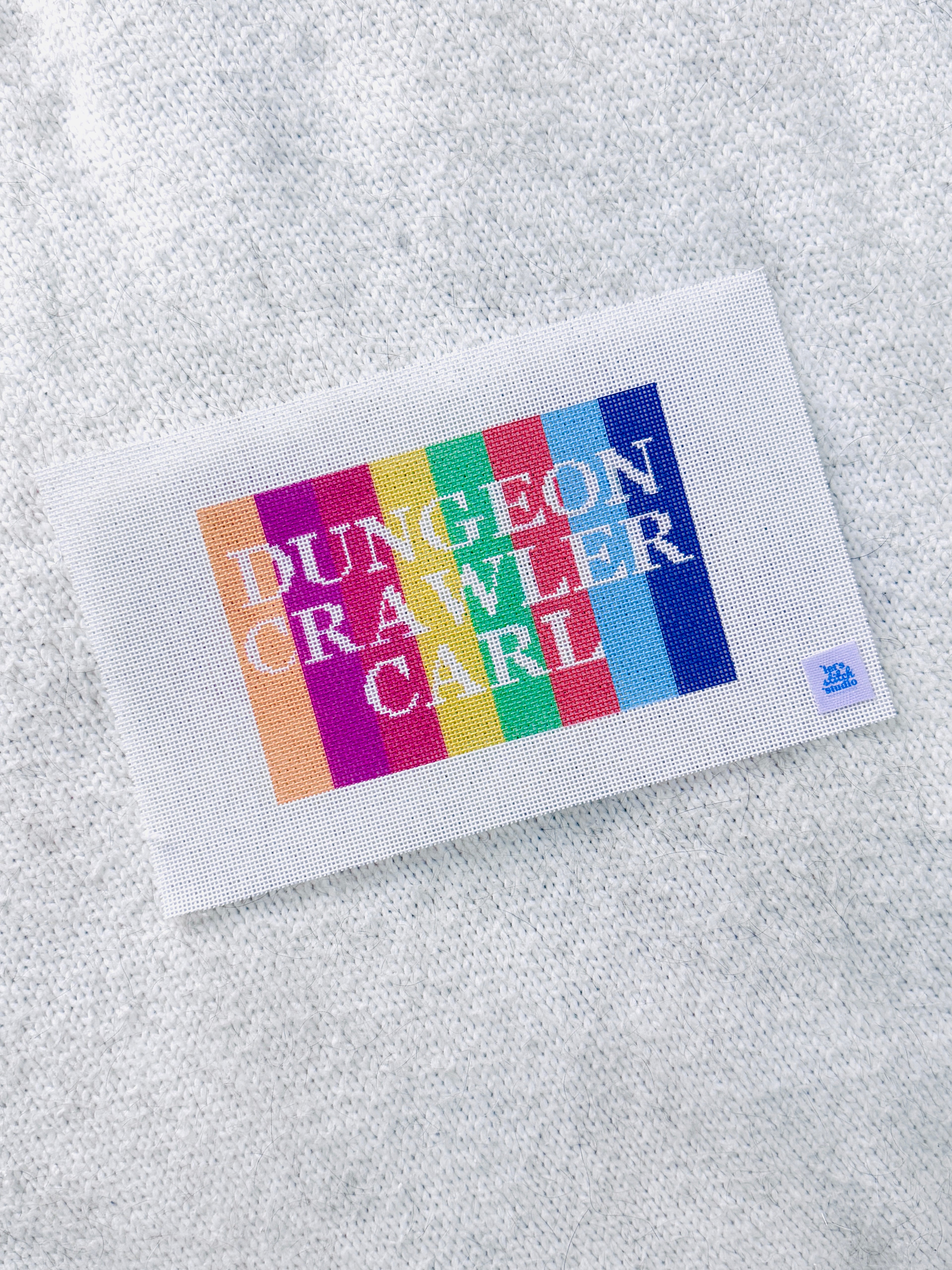 Dungeon Crawler Carl 18 Mesh Hand Painted Needlepoint Canvas