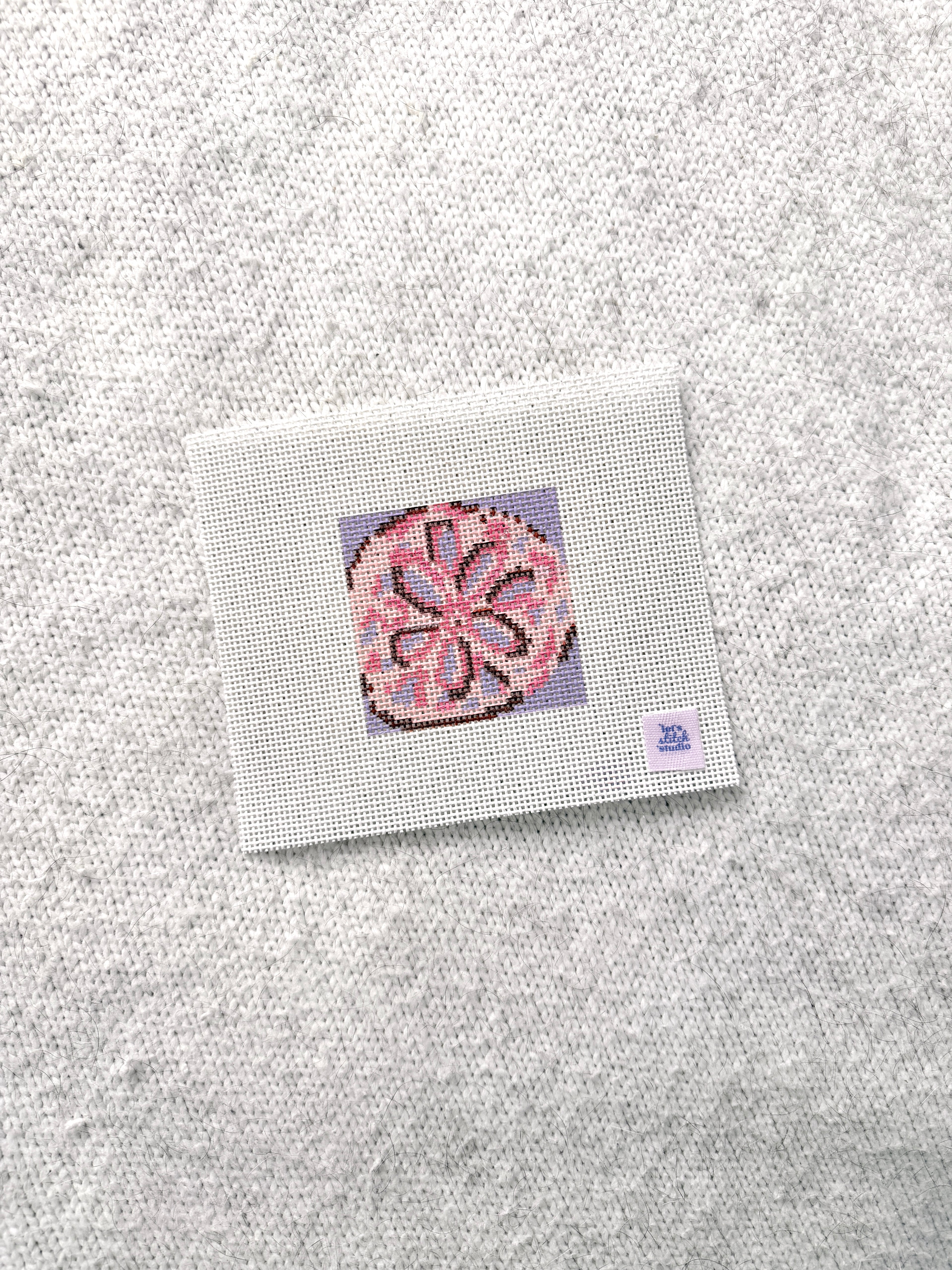 Sand Dollar 13 Mono Mesh Hand Painted Needlepoint Canvas