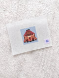 Mini Scary Halloween House 18 Mesh - Hand Painted Needlepoint Canvas