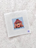 Mini Scary Halloween House 13 Mesh - Hand Painted Needlepoint Canvas