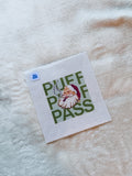 Puff Puff Pass Santa 18 Mesh Hand Painted Needlepoint Canvas