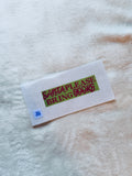 Santa Please Bring Books 18 Mesh Bookmark Canvas