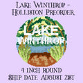 Lake Winthrop 4" Round 18 Mesh Canvas