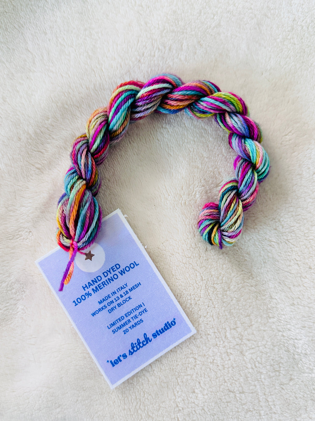 Hand-Dyed Merino Wool Thread | Made in Italy for Needlepoint