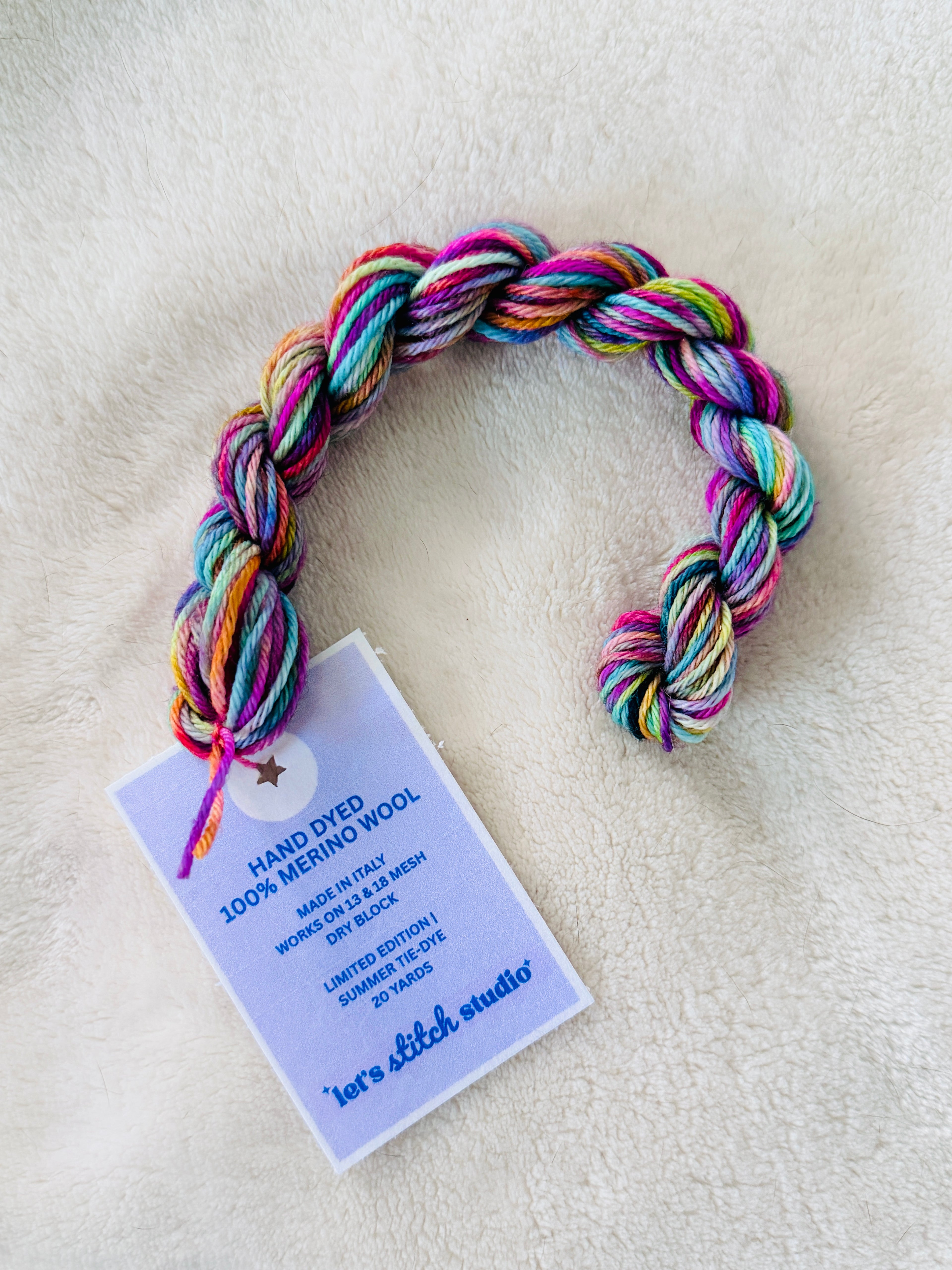 Hand-Dyed Merino Wool Thread | Made in Italy for Needlepoint